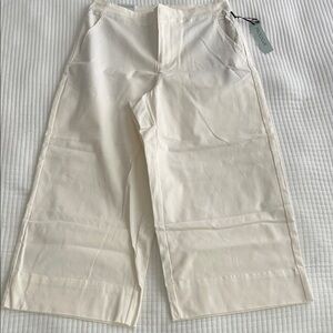 Prologue Cream Wide-Leg Trousers